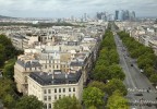 La defense vue de l’arc de triomphe