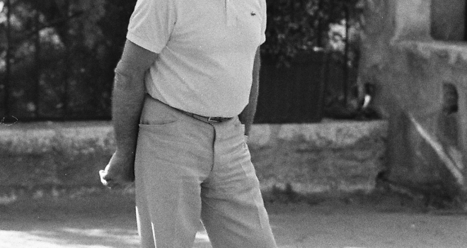 Lino Ventura Août 1986 Saint Paul de Vence Lino Ventura Août 1986 Saint Paul de Vence